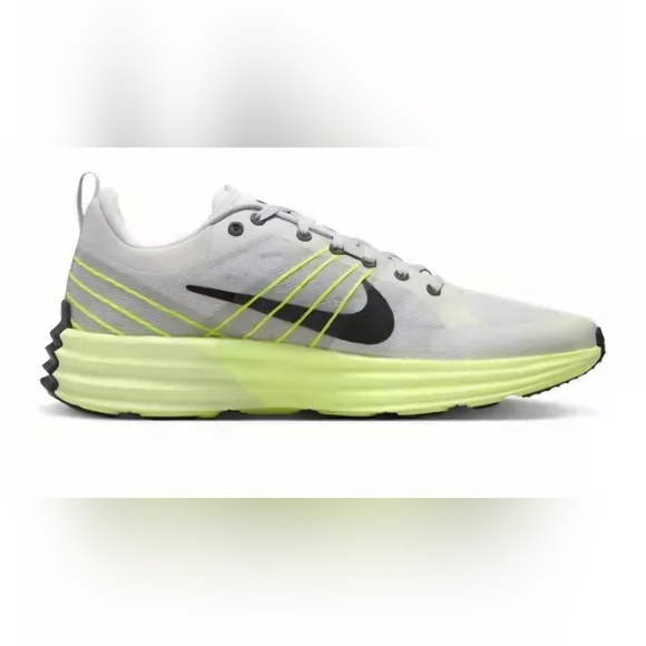 Nike Lunar (Unisex) Roam Running Shoe Grey/Volt  US Men's Size 9 Wmens Size 10.5 - Picture 2 of 7